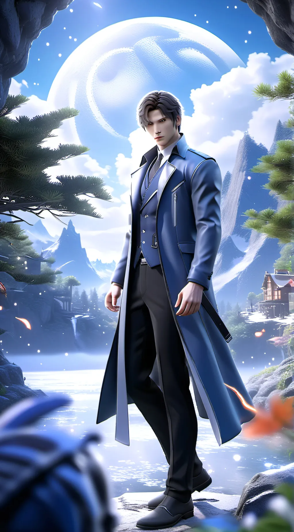 ai character: prince Harry Poter background