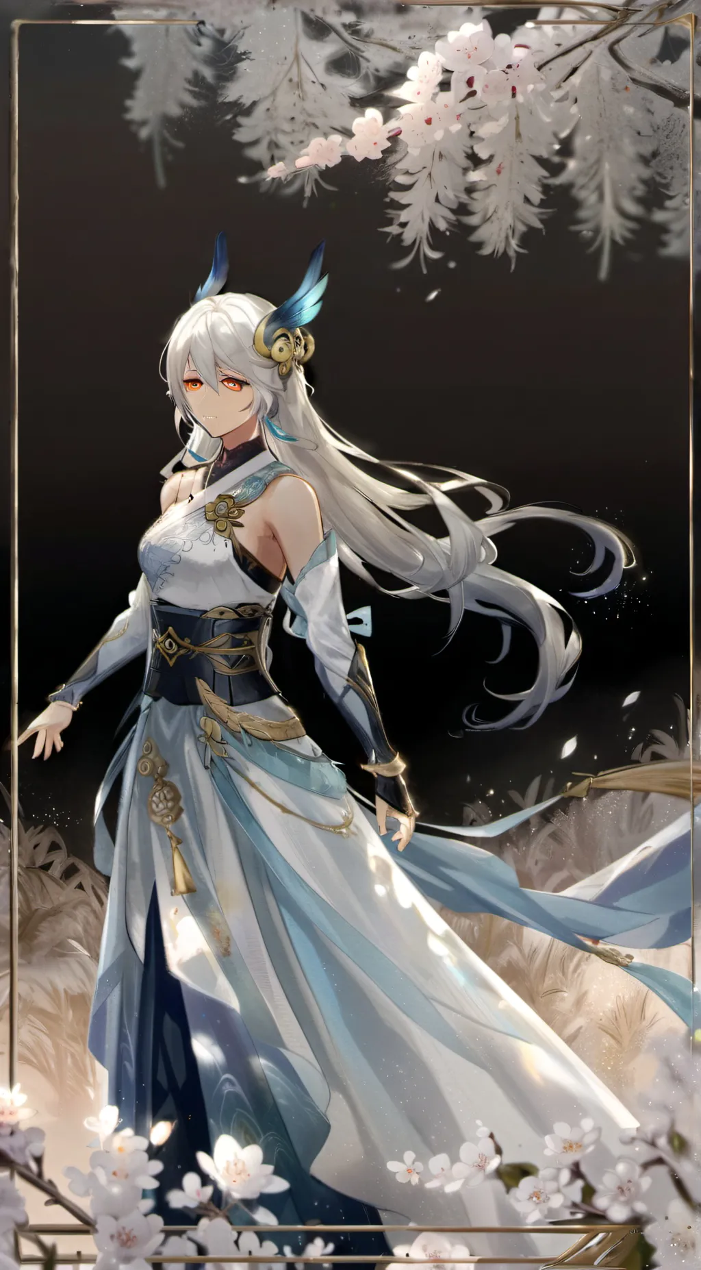 ai character: Lumine background