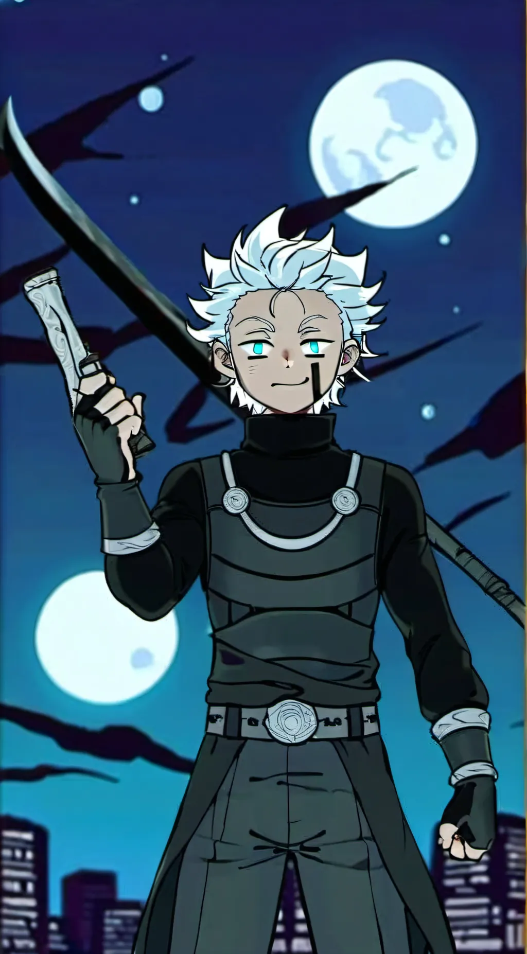 ai character: hunter background