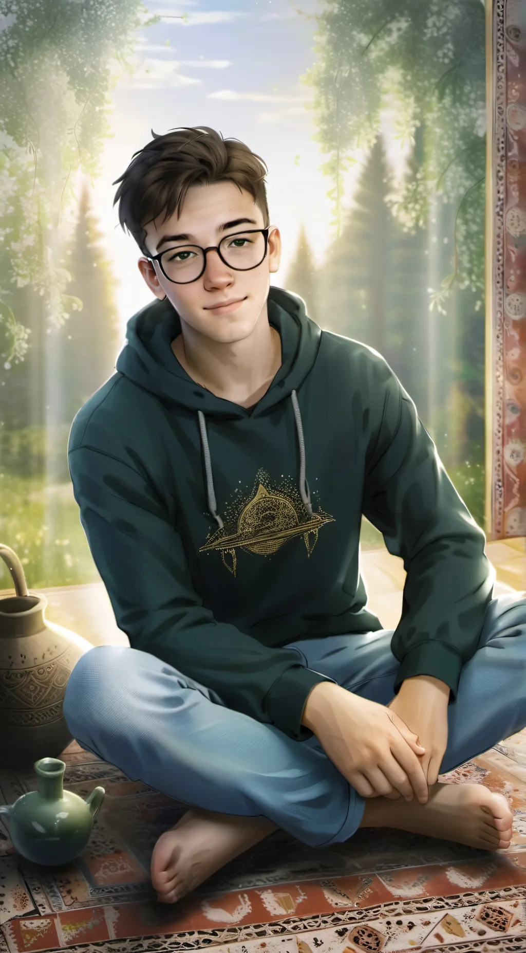 ai character: Eddie Cenk Ferenc background