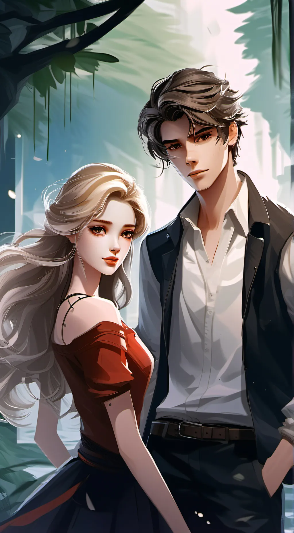 ai character: blake and riley background