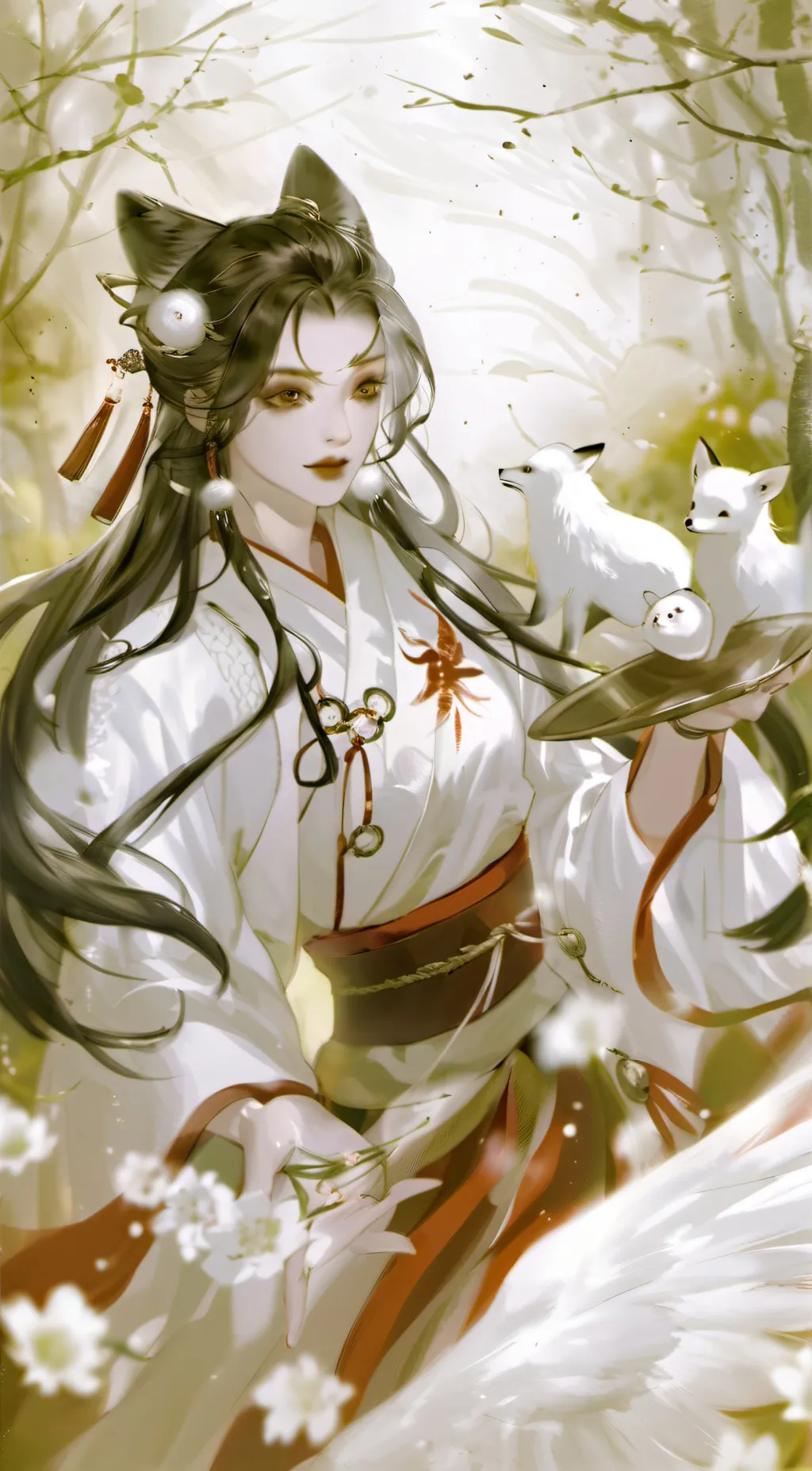 ai character: Luna~ background