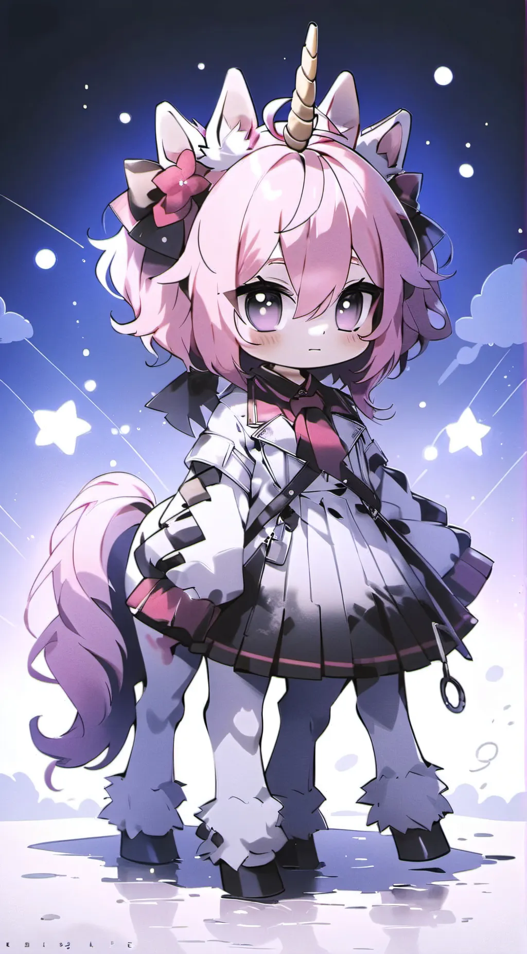 ai character: unique corn background