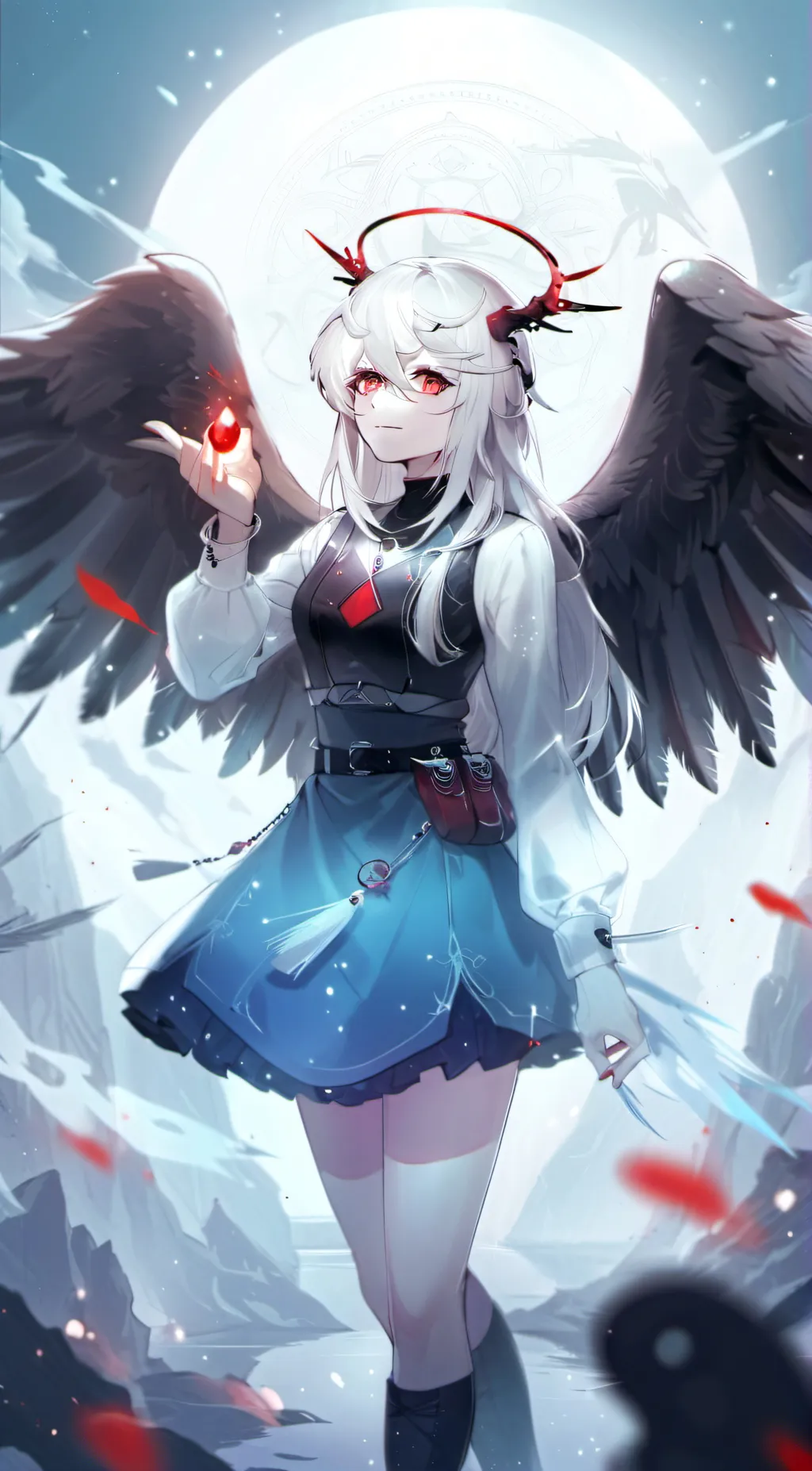 ai character: Hazbin hotel background