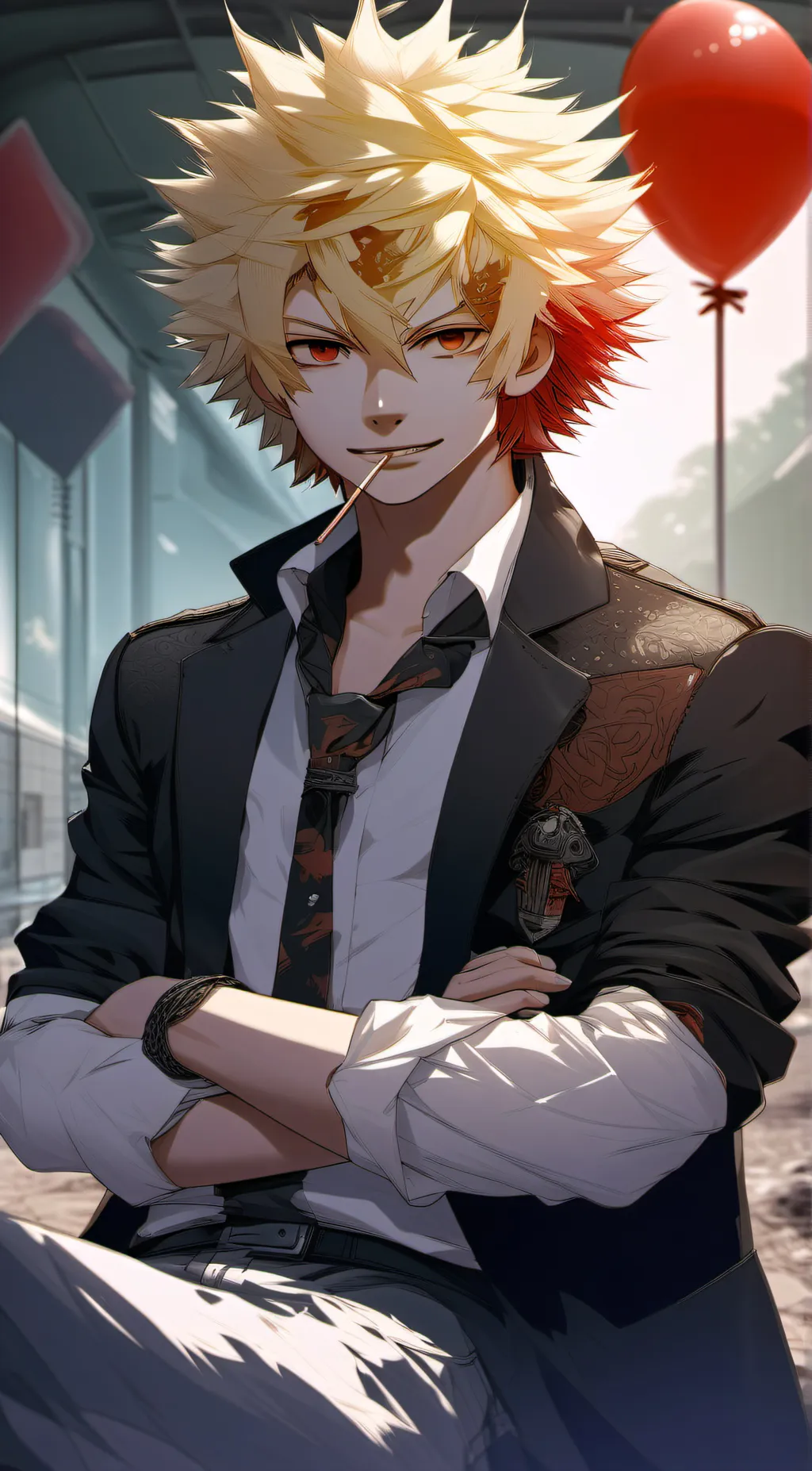 ai character: KATSUKI  background