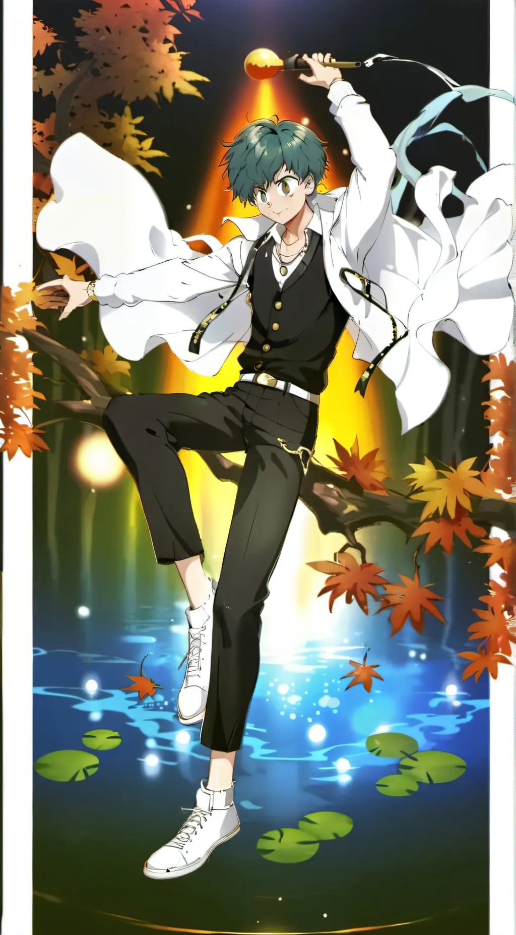 ai character: izuku  background