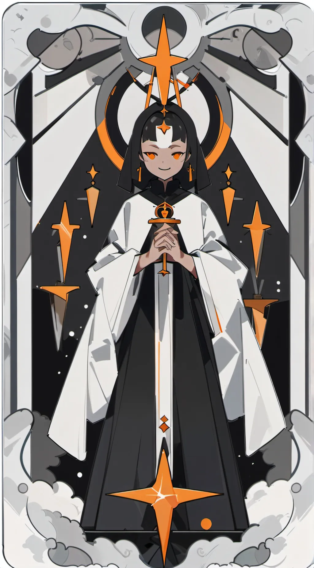 ai character: Blackhole sun background