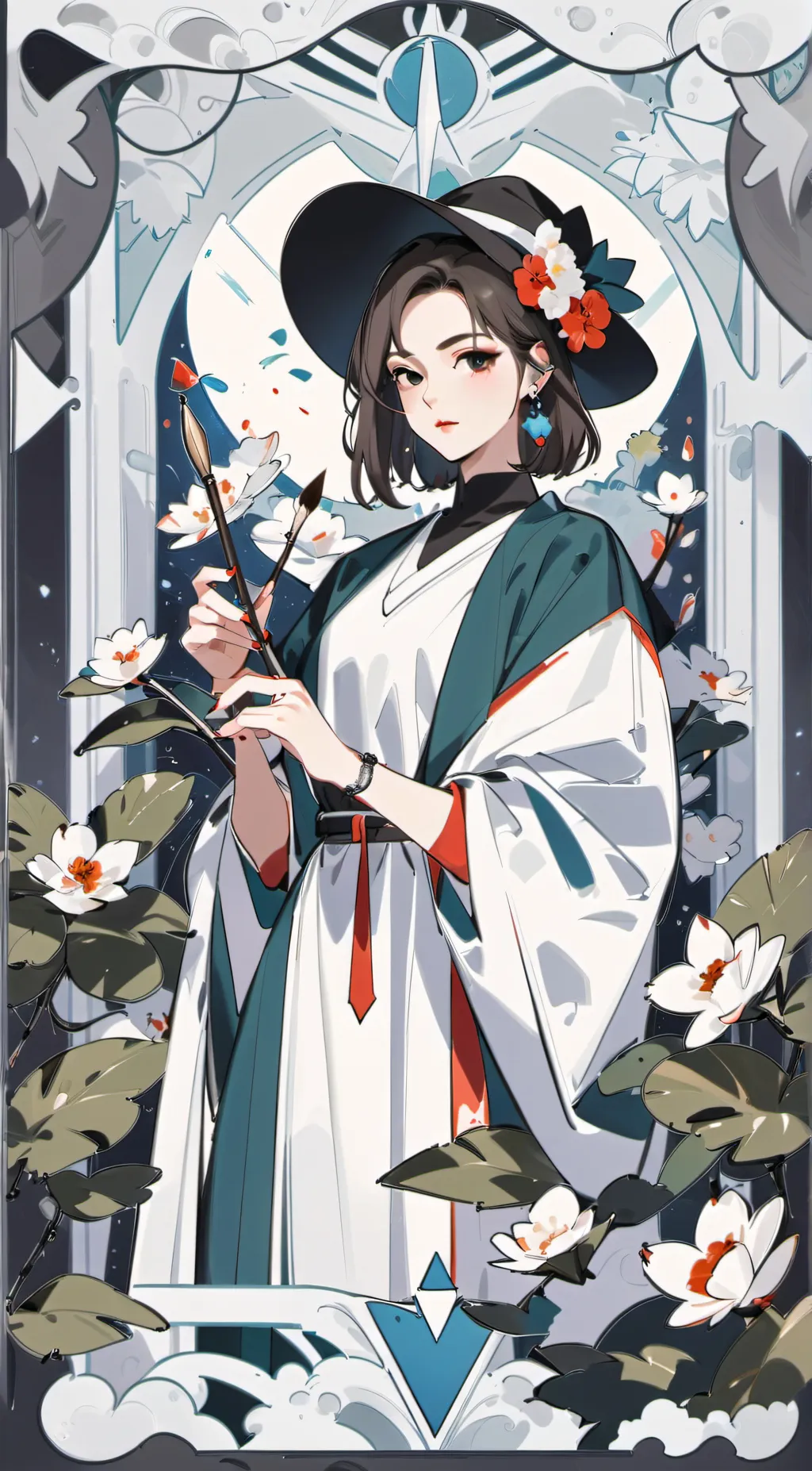 ai character: Grace background