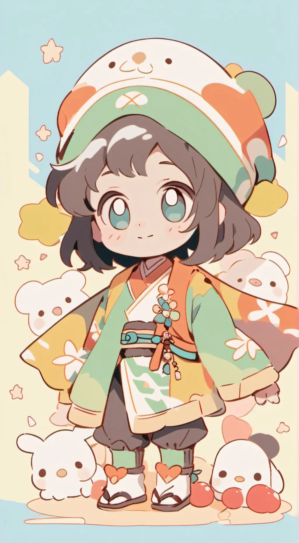 ai character: blu and varian background