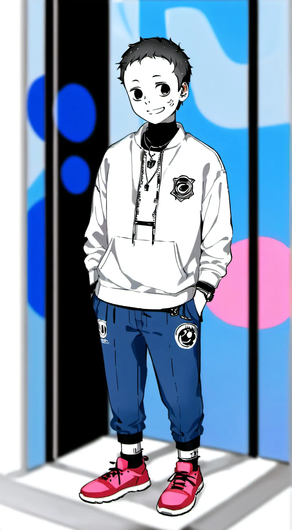 ai character: Sans. background