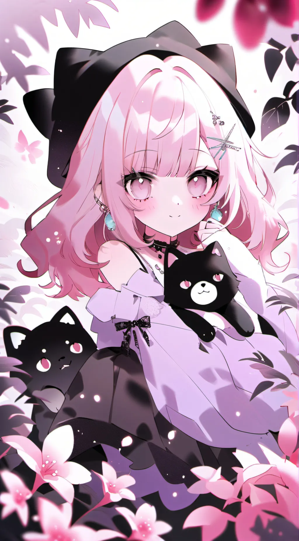 ai character: smile background