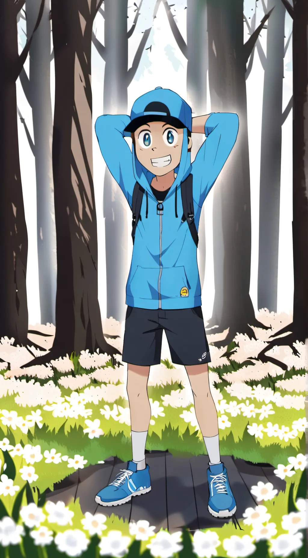 ai character: Bluey Heeler  background