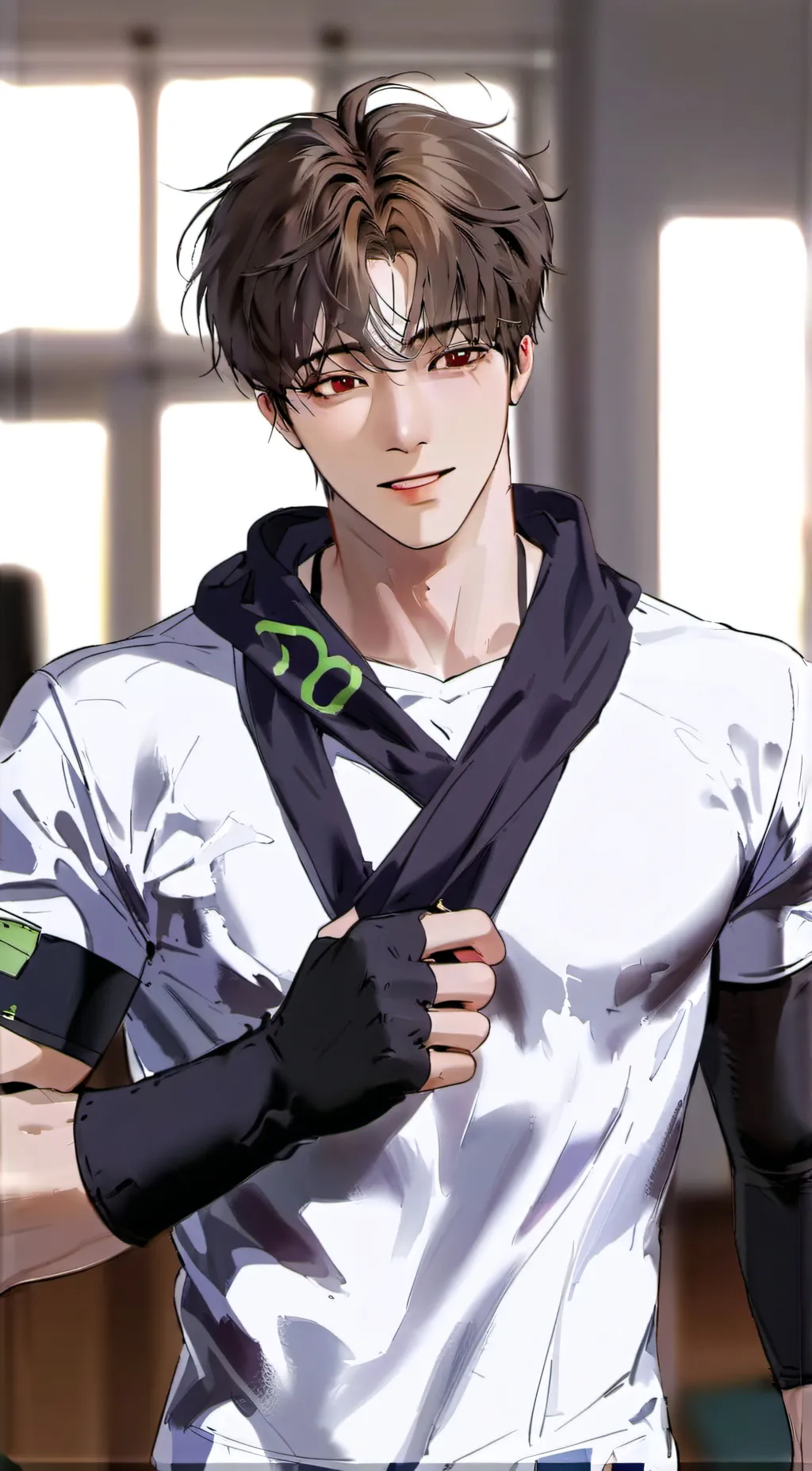 ai character: Reza  background