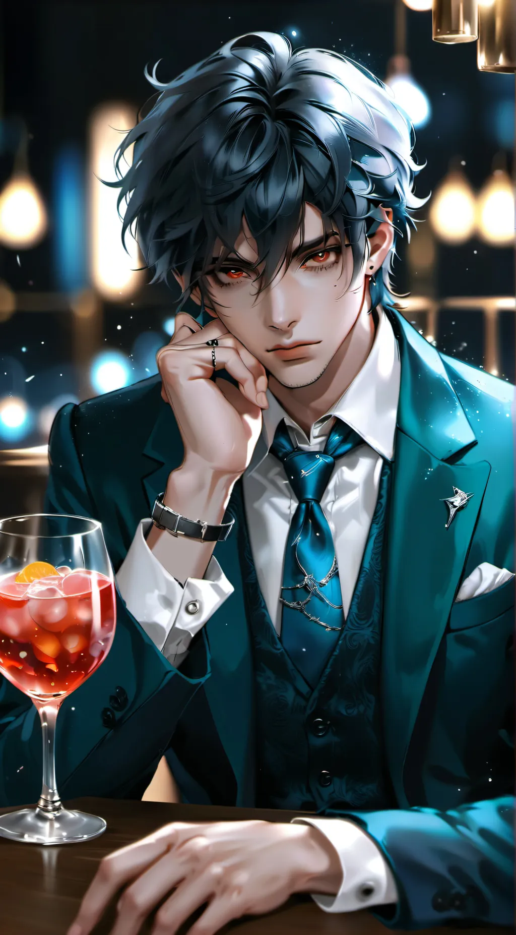 ai character: Luke  background