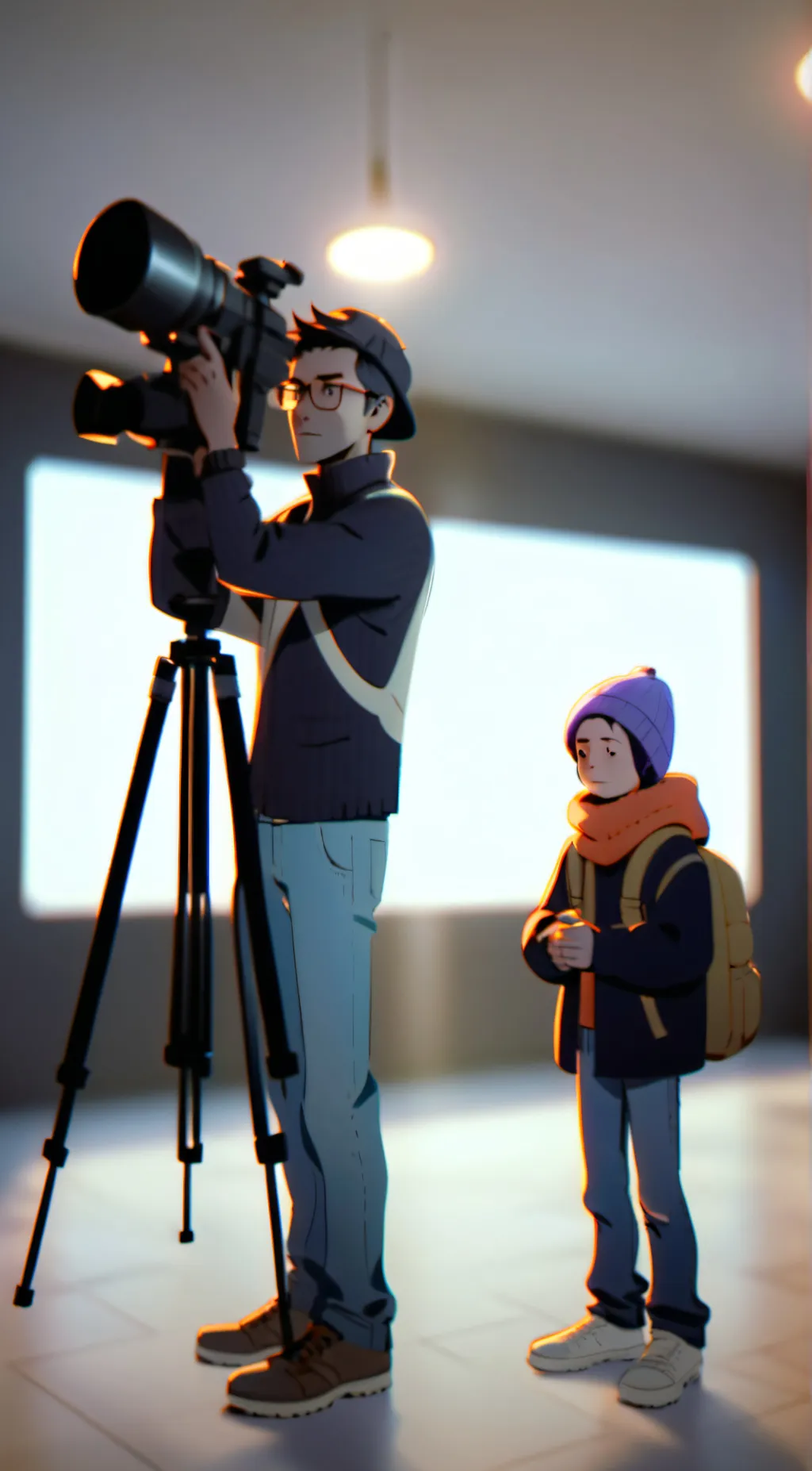 ai character: skibidi toliet  background