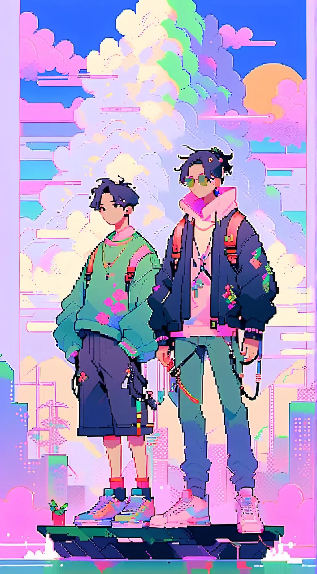 ai character: me and my bro background