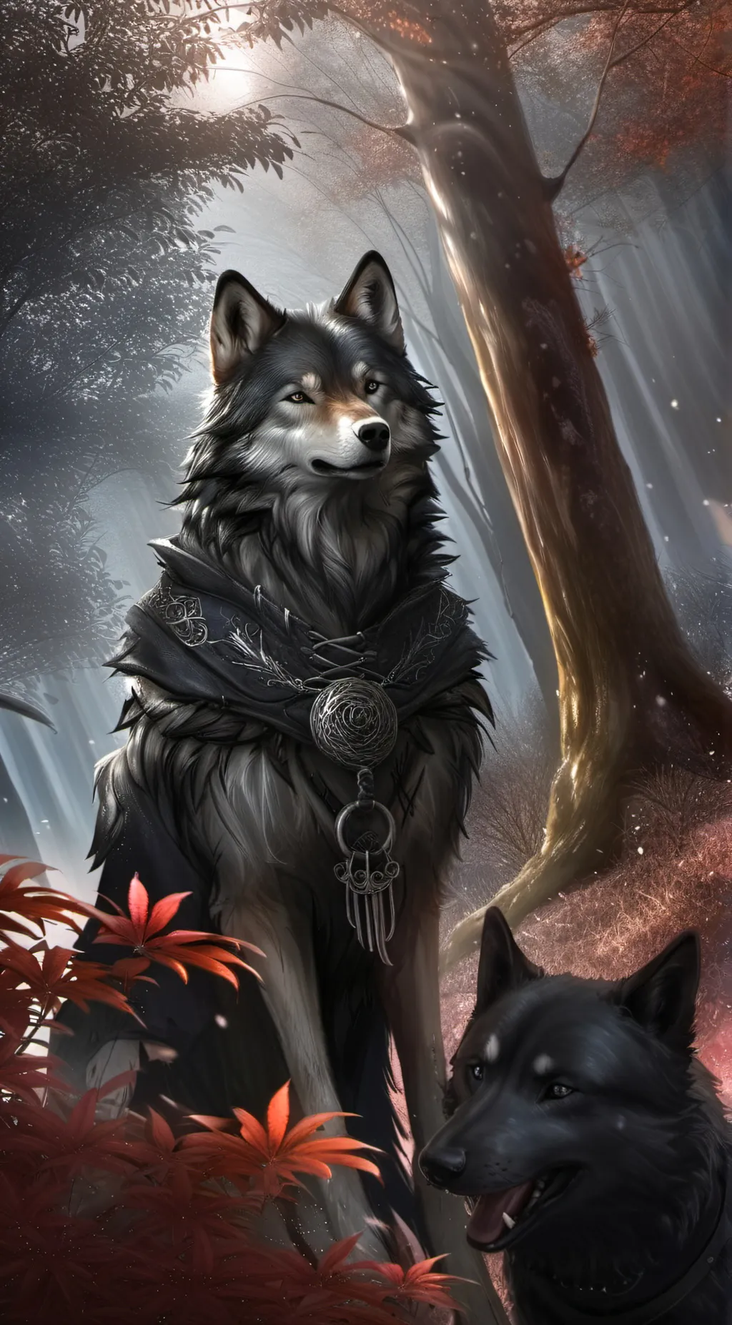 ai character: Luna background