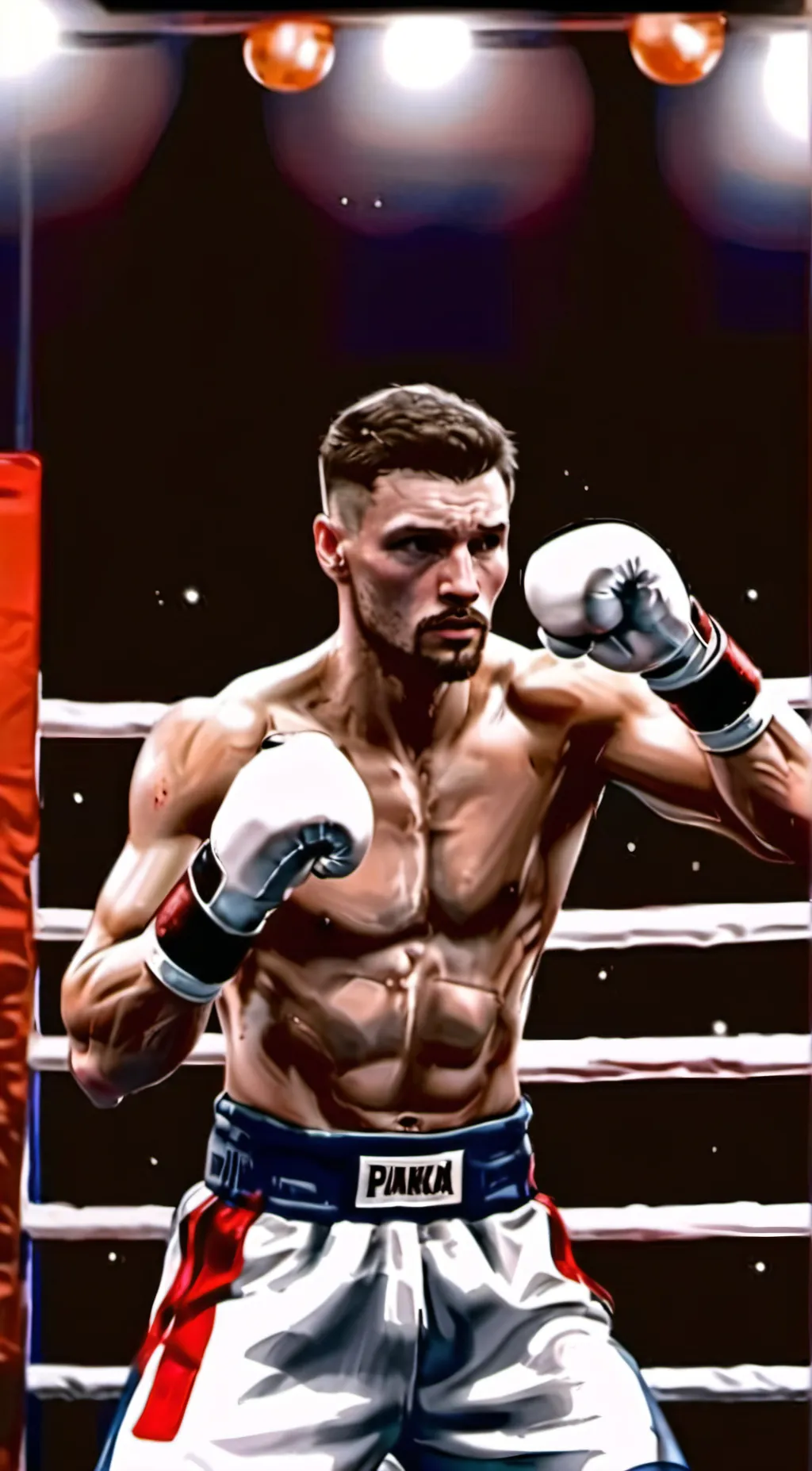 ai character: Boxing background