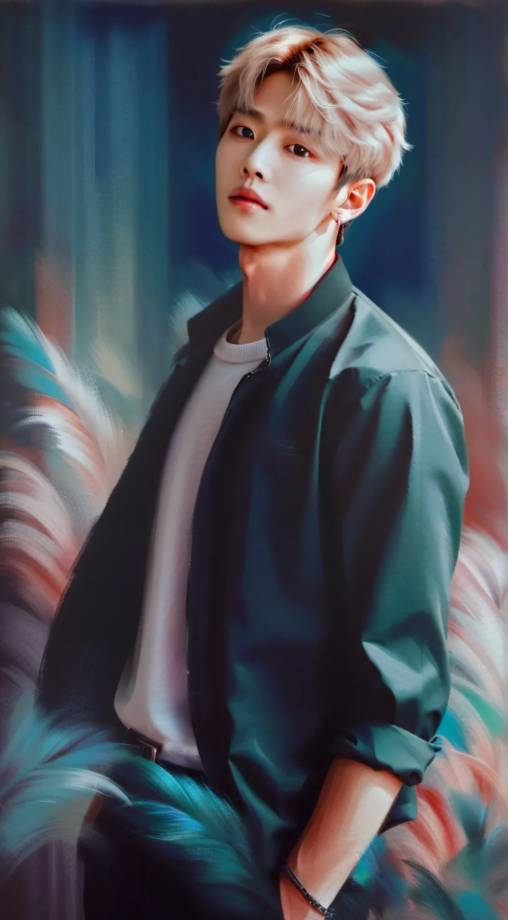 ai character: kim background