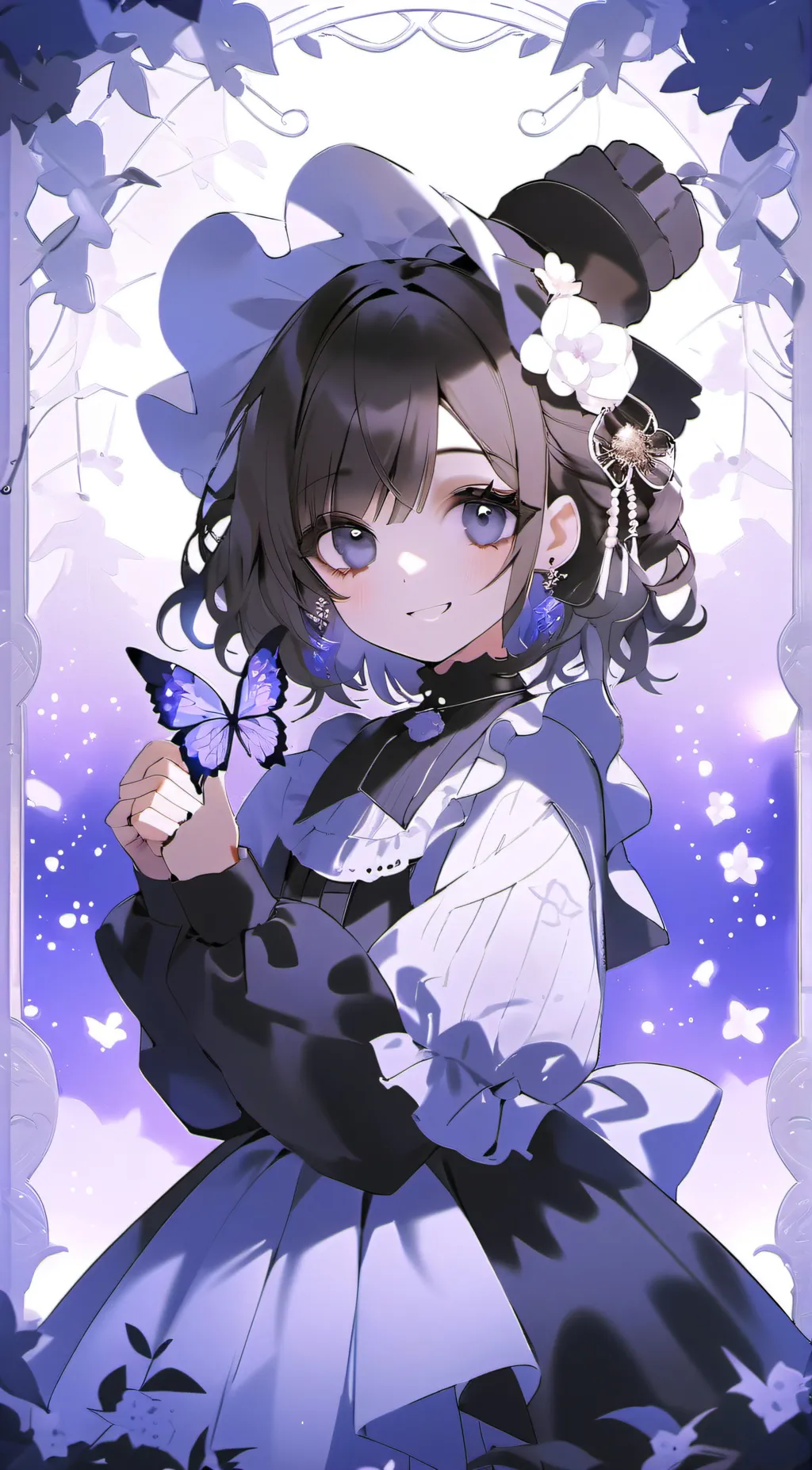 ai character: Meadow background