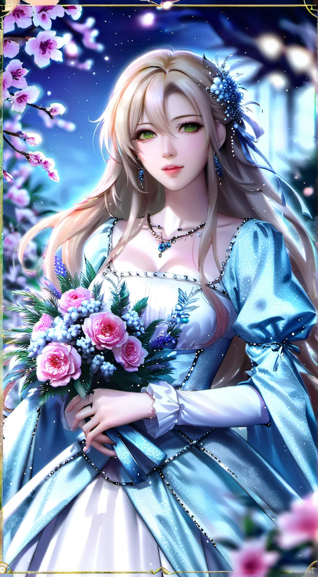 ai character: Anamaria  background