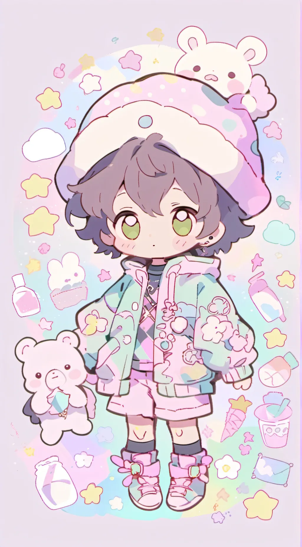 ai character: Lilly background