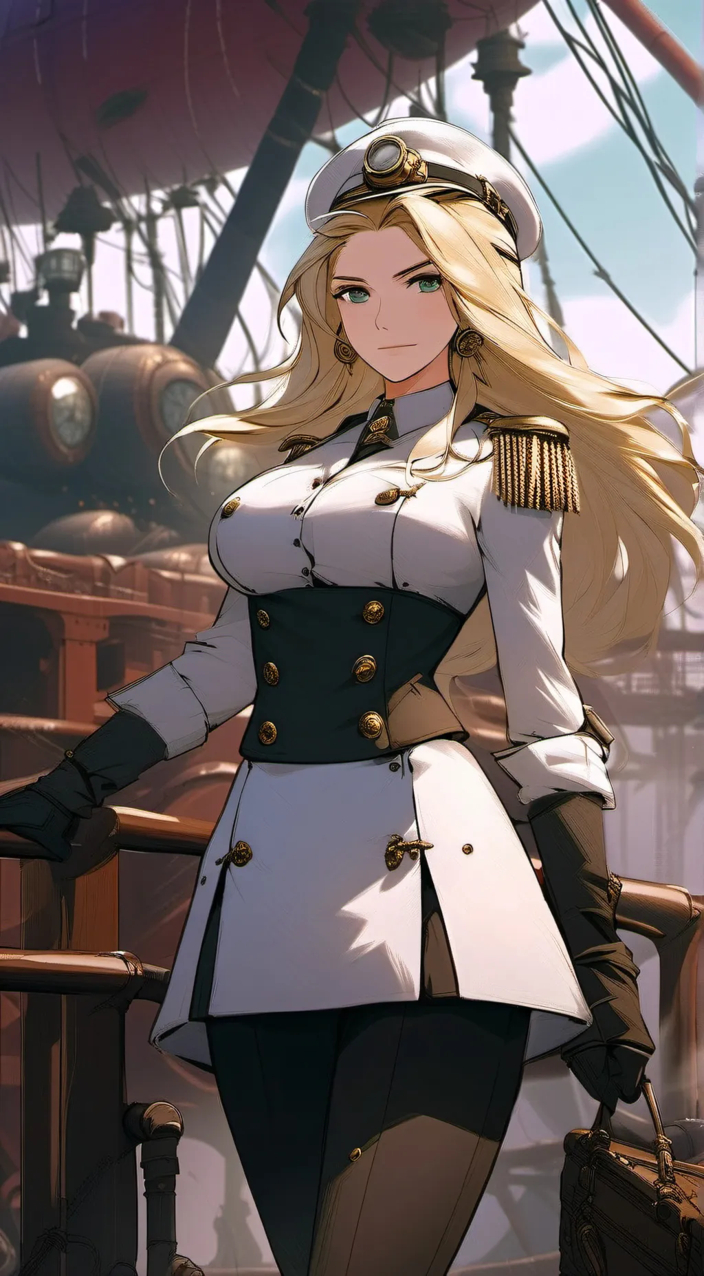 ai character: Captain Sam background