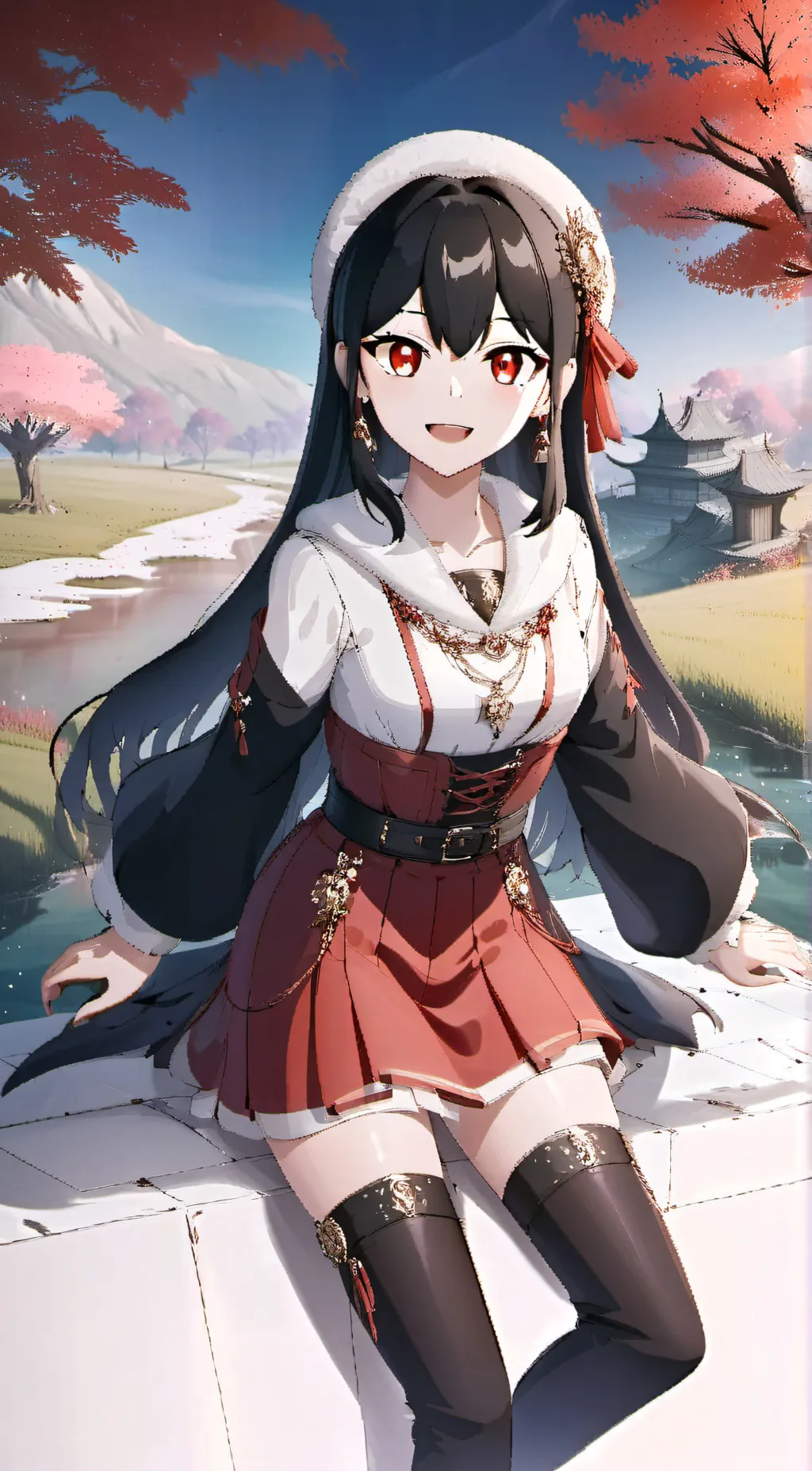 ai character: Yor  background