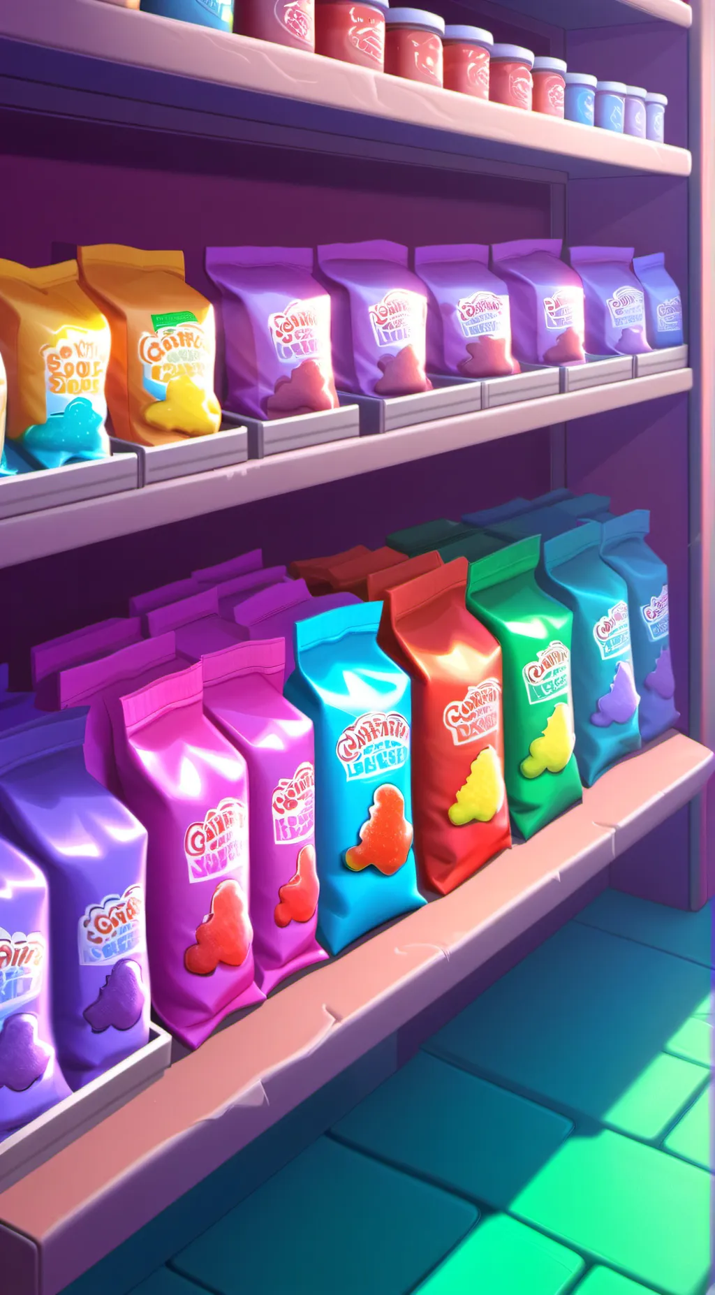 ai character: A fucking store background