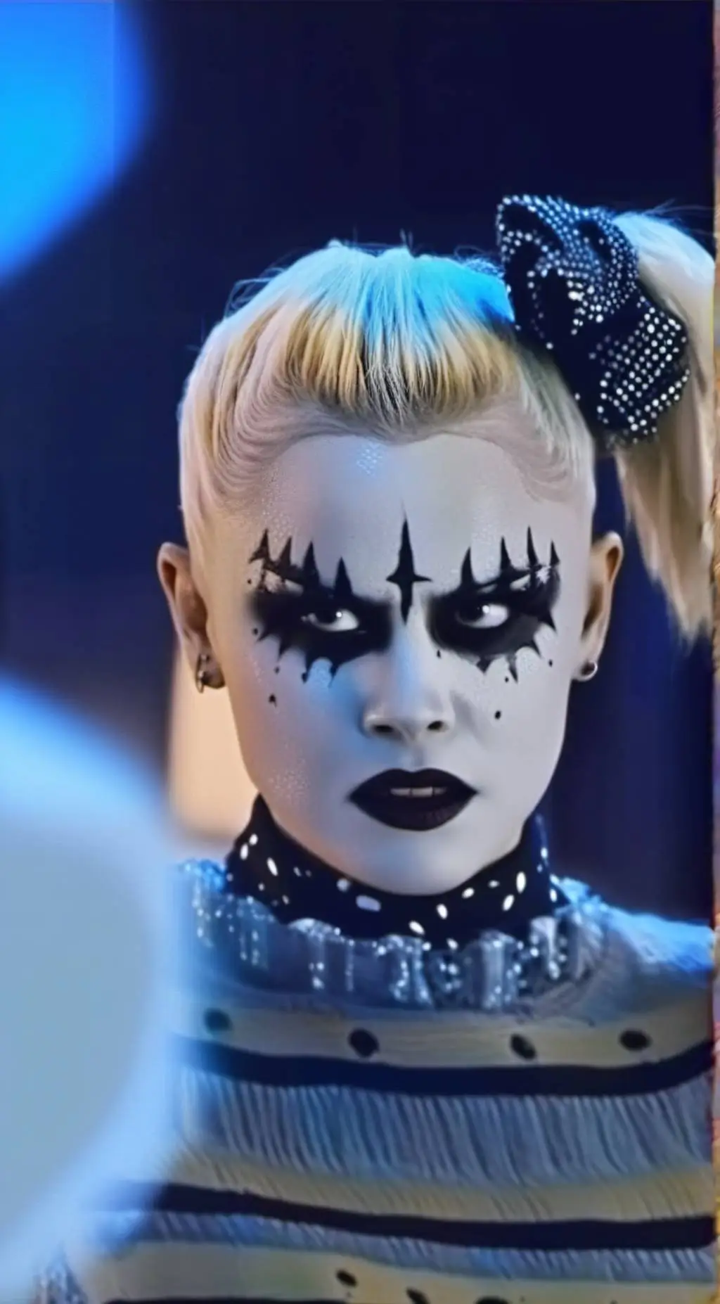 ai character: Jojo siwa bad girl background