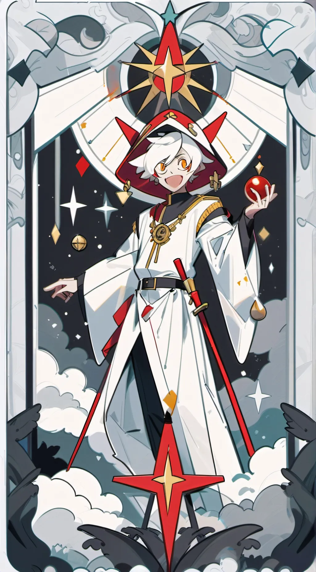 ai character: Lucifer  background