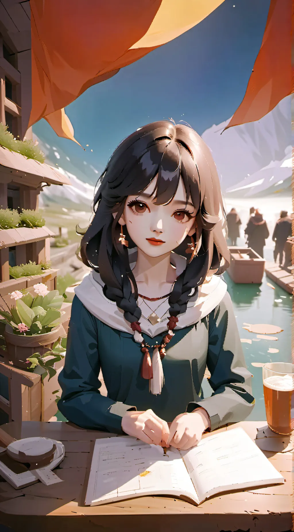 ai character: lia background