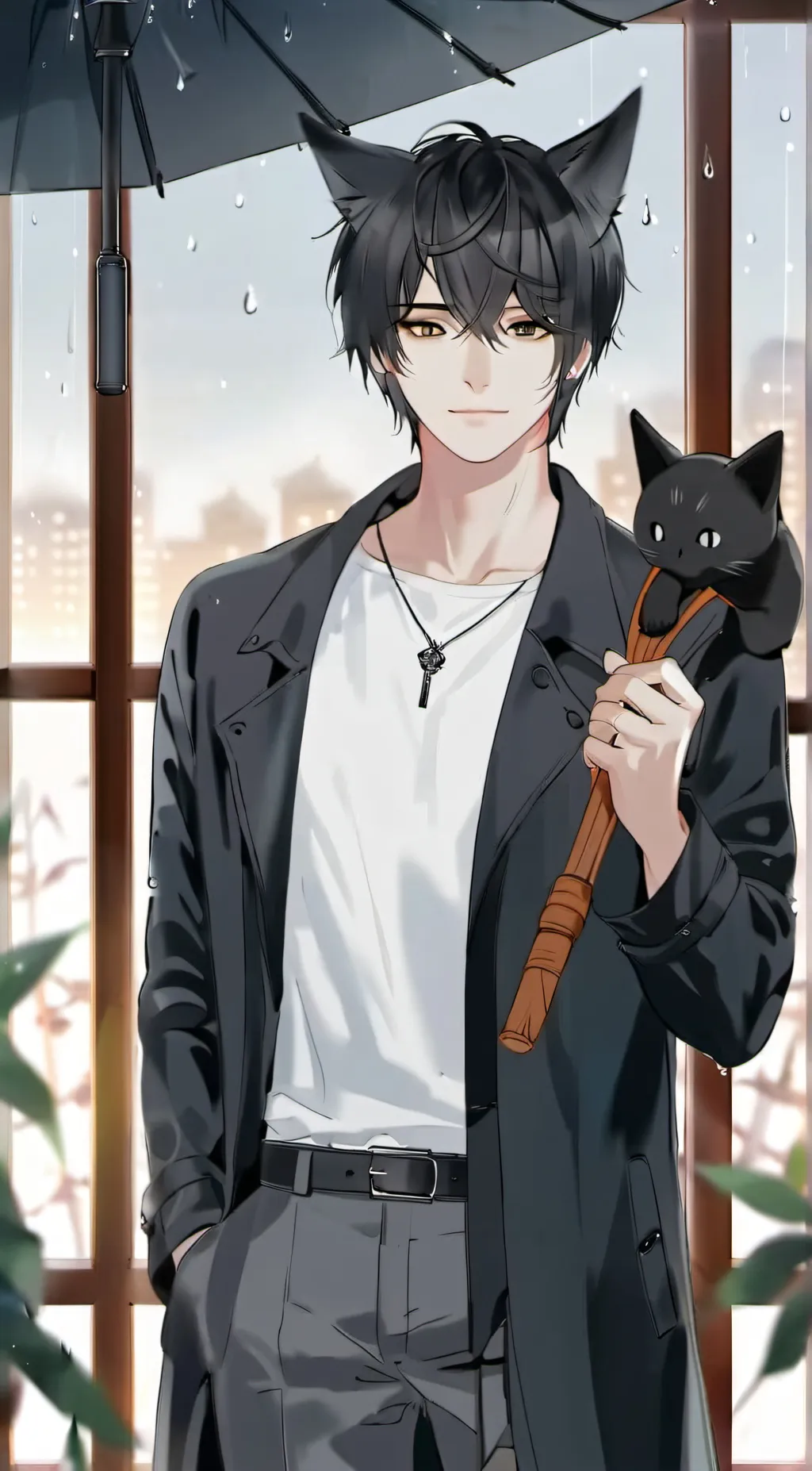 ai character: Leo background