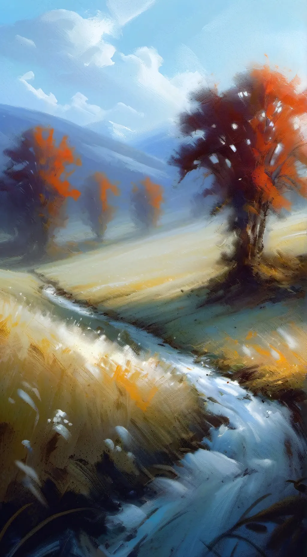 ai character: grass background