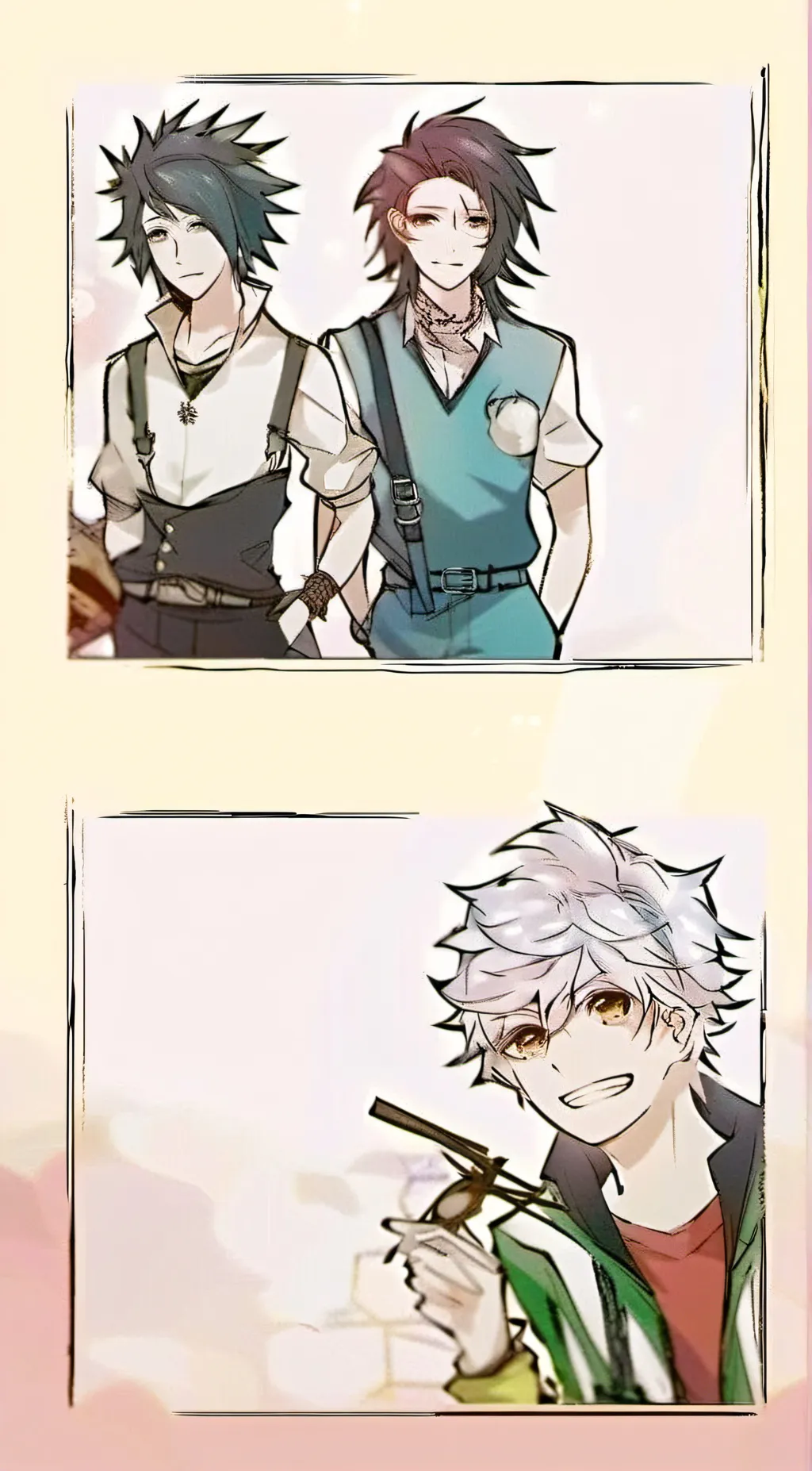 ai character: Danganronpa boys background