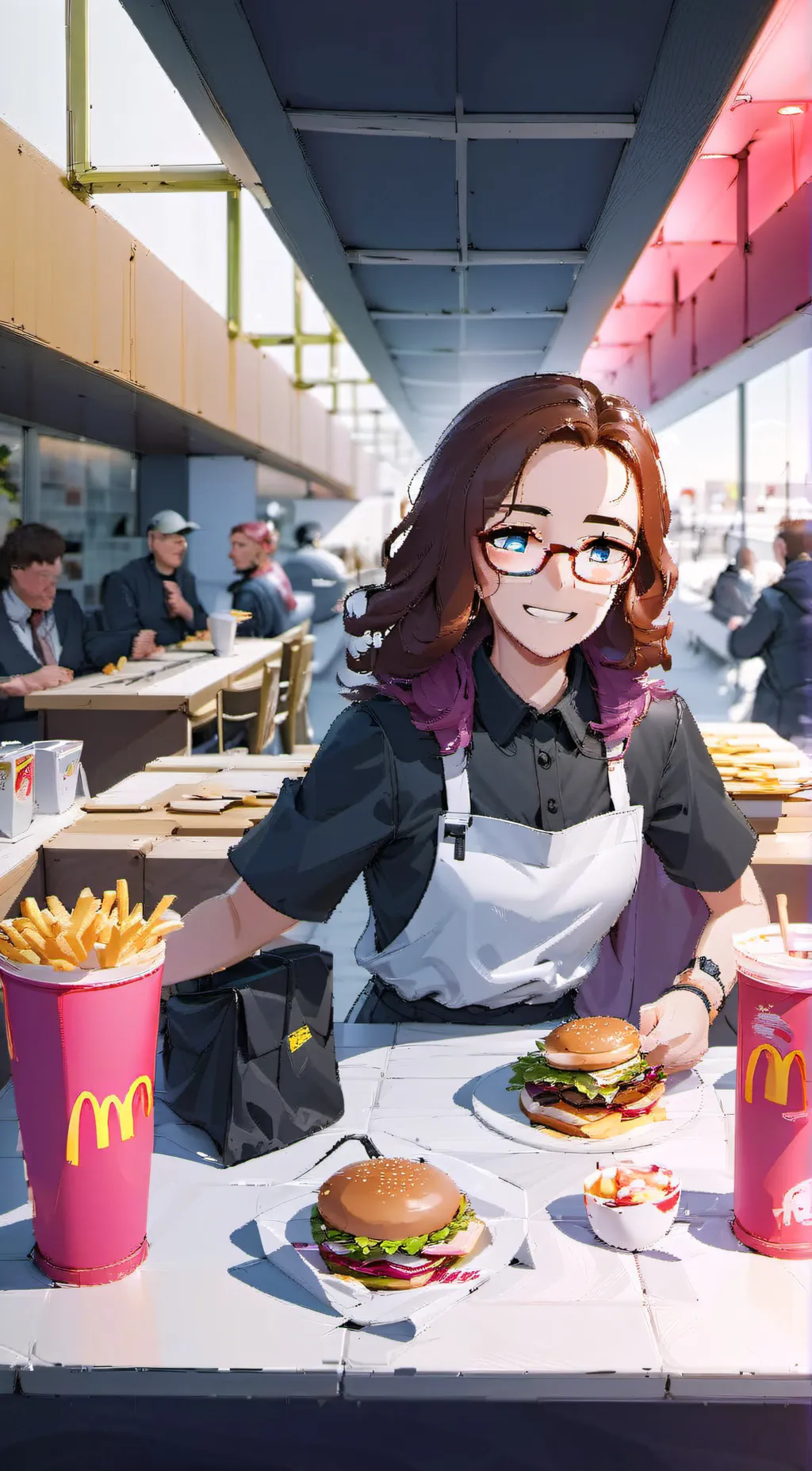 ai character: Kayla background