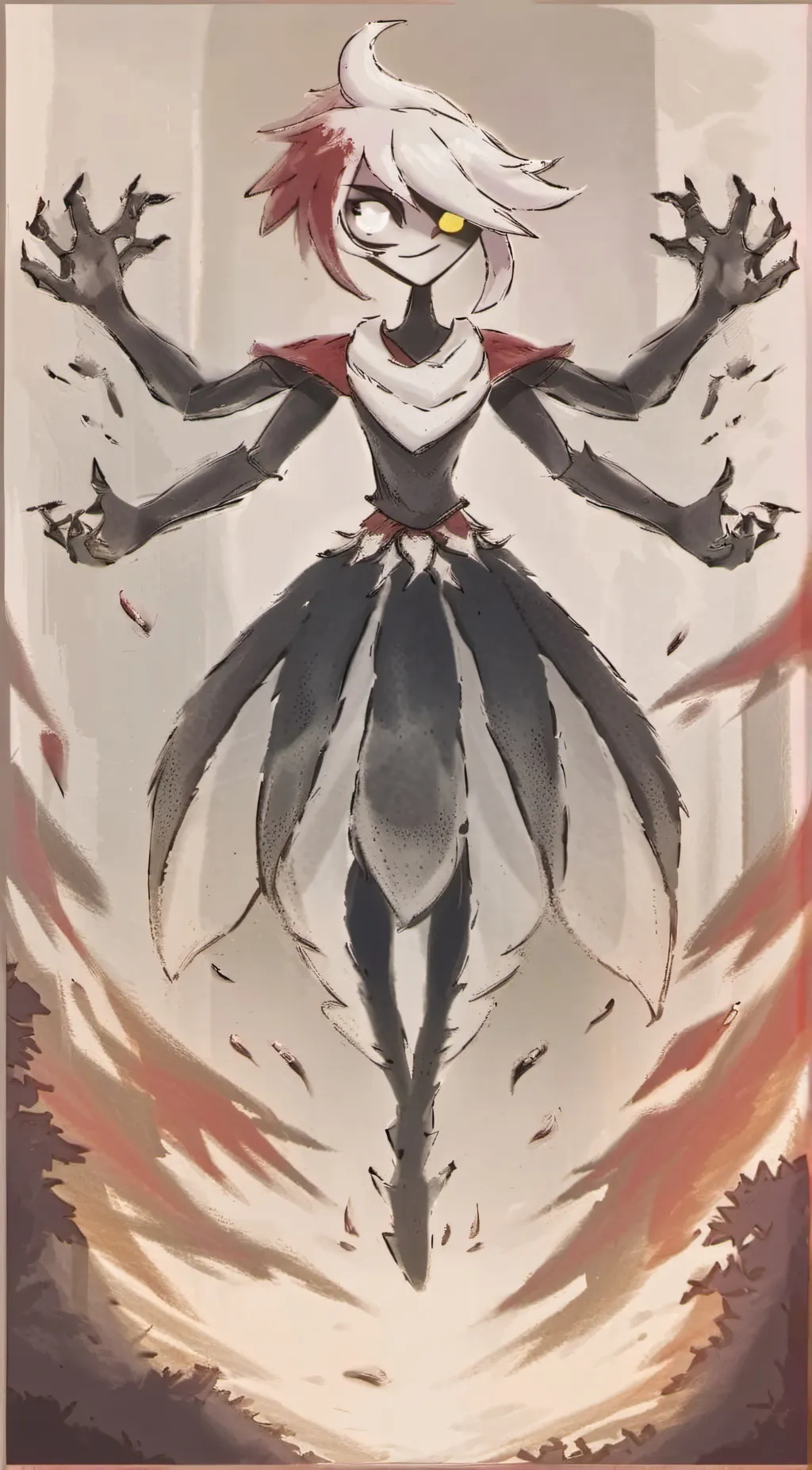 ai character: angel background