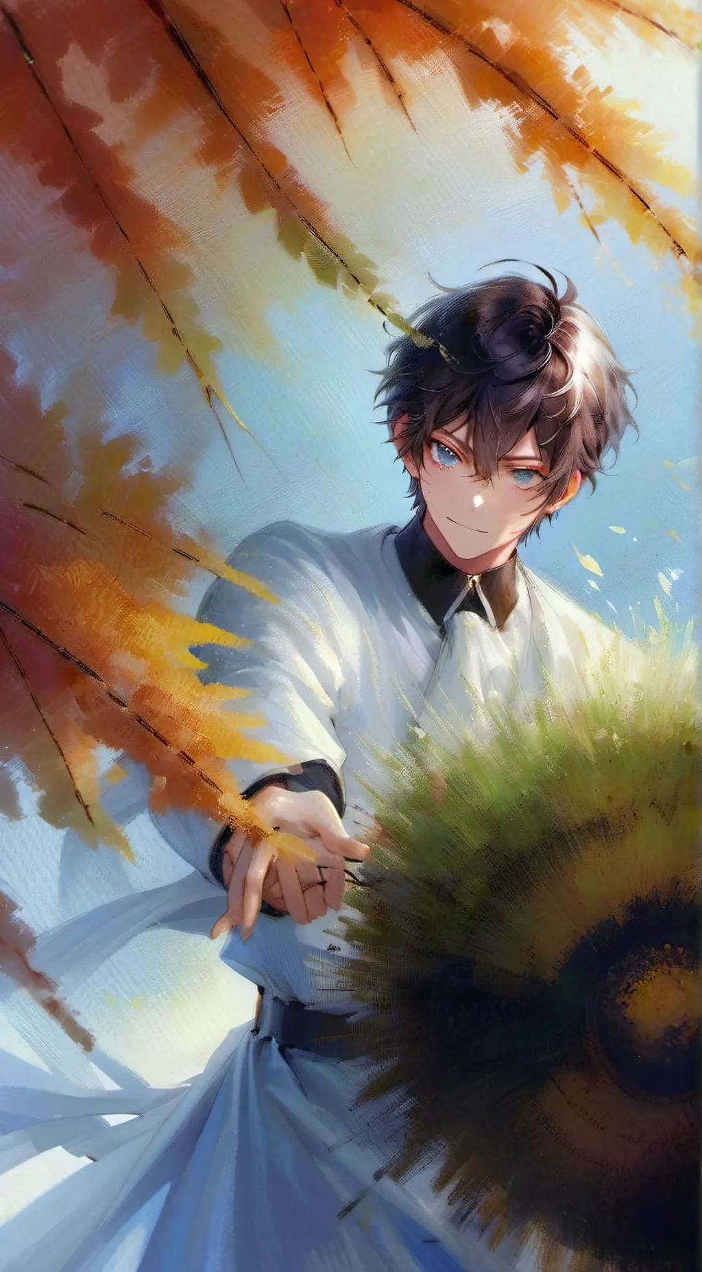 ai character: Love background