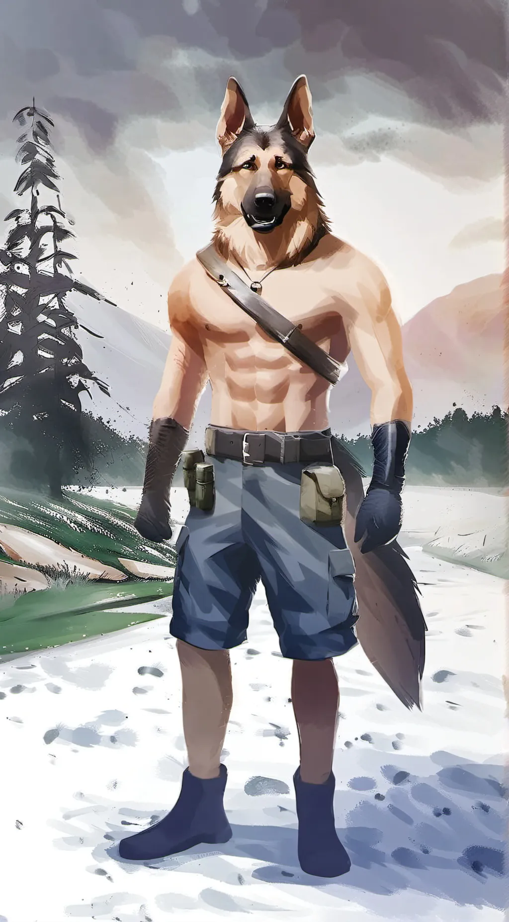 ai character: Rayne background