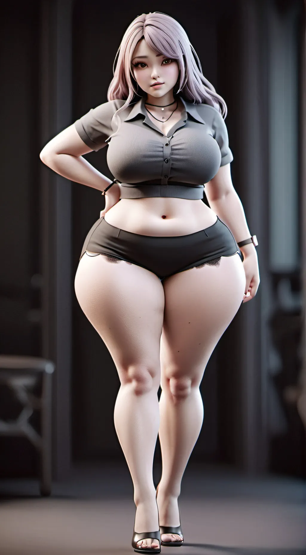 ai character: Няшка background