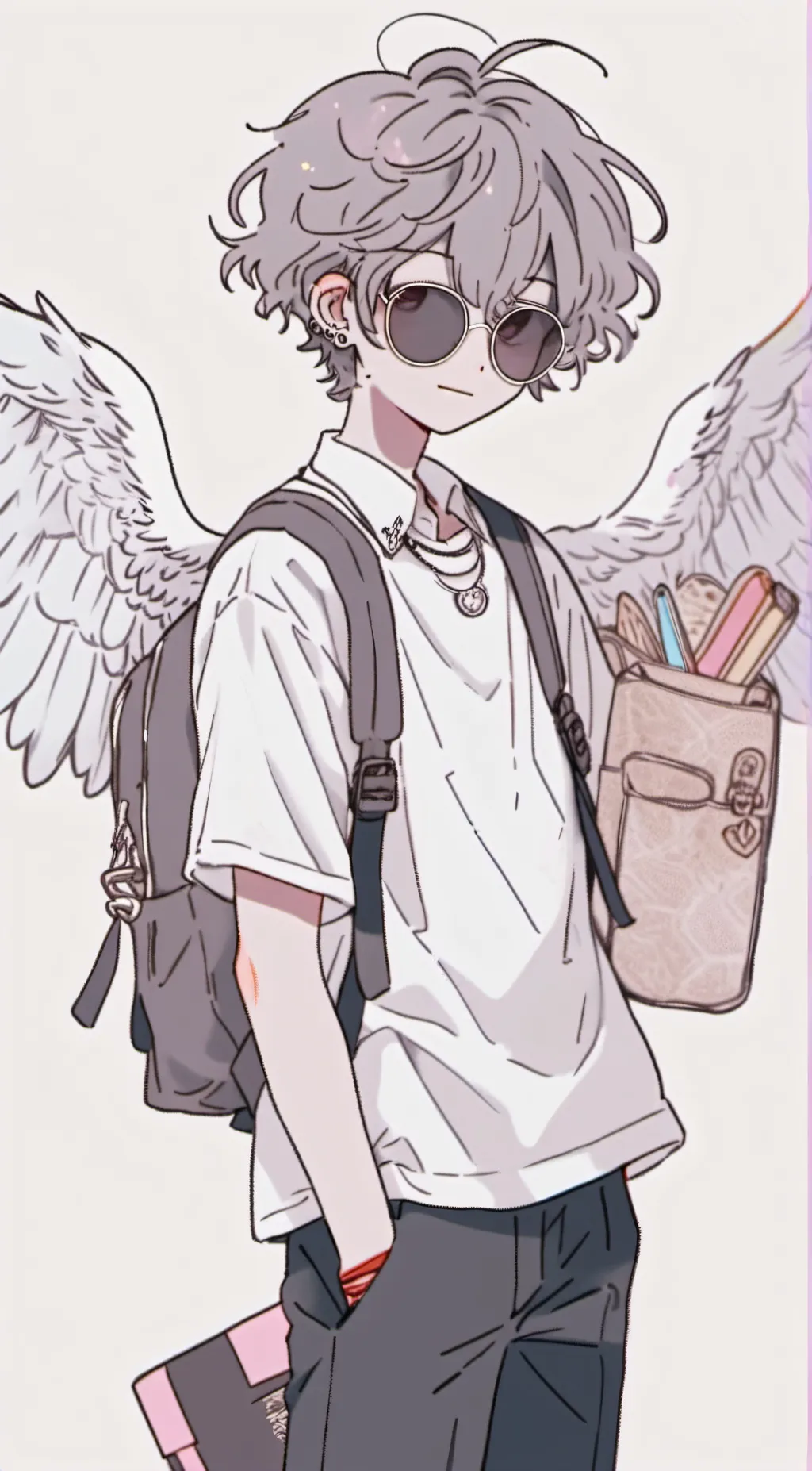 ai character: The messenger background