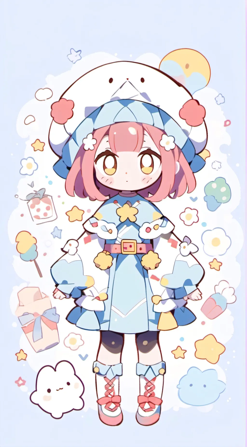 ai character: Sandy  background