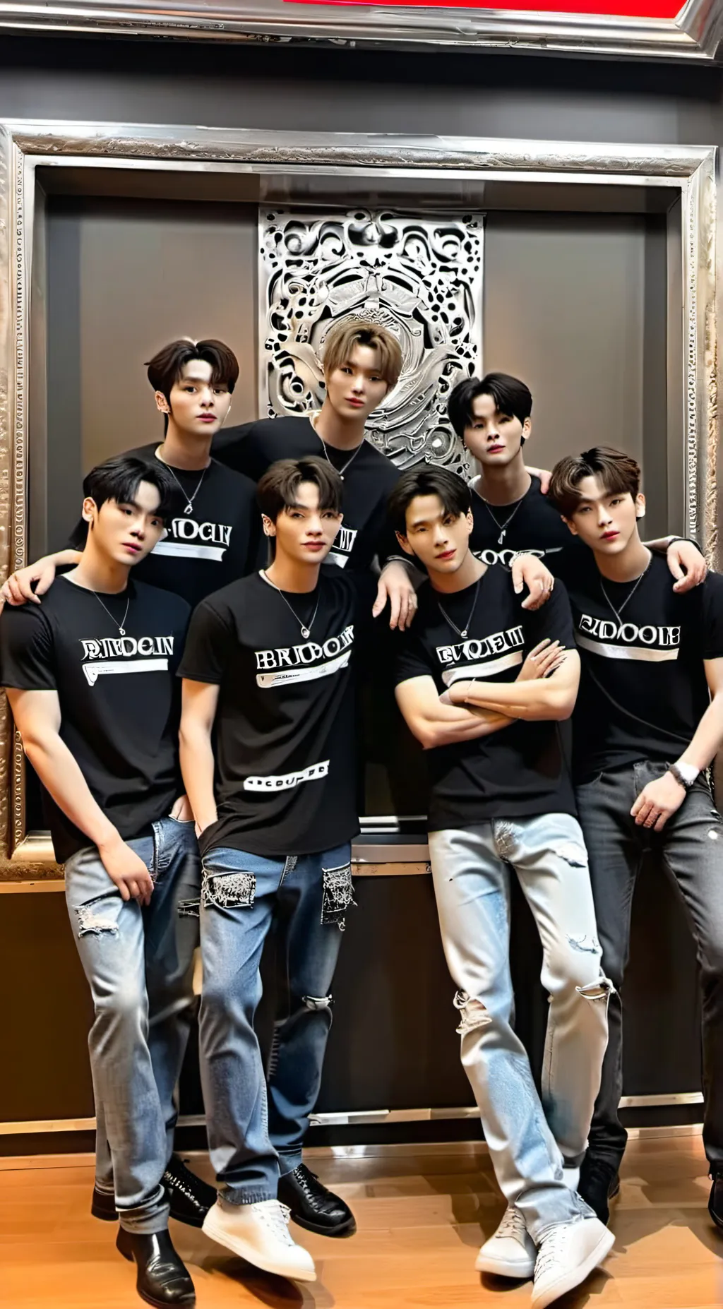 ai character: Enhypen  background