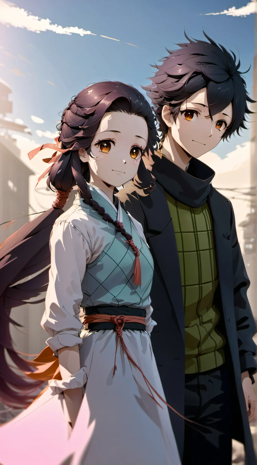 ai character: Tanjiro background