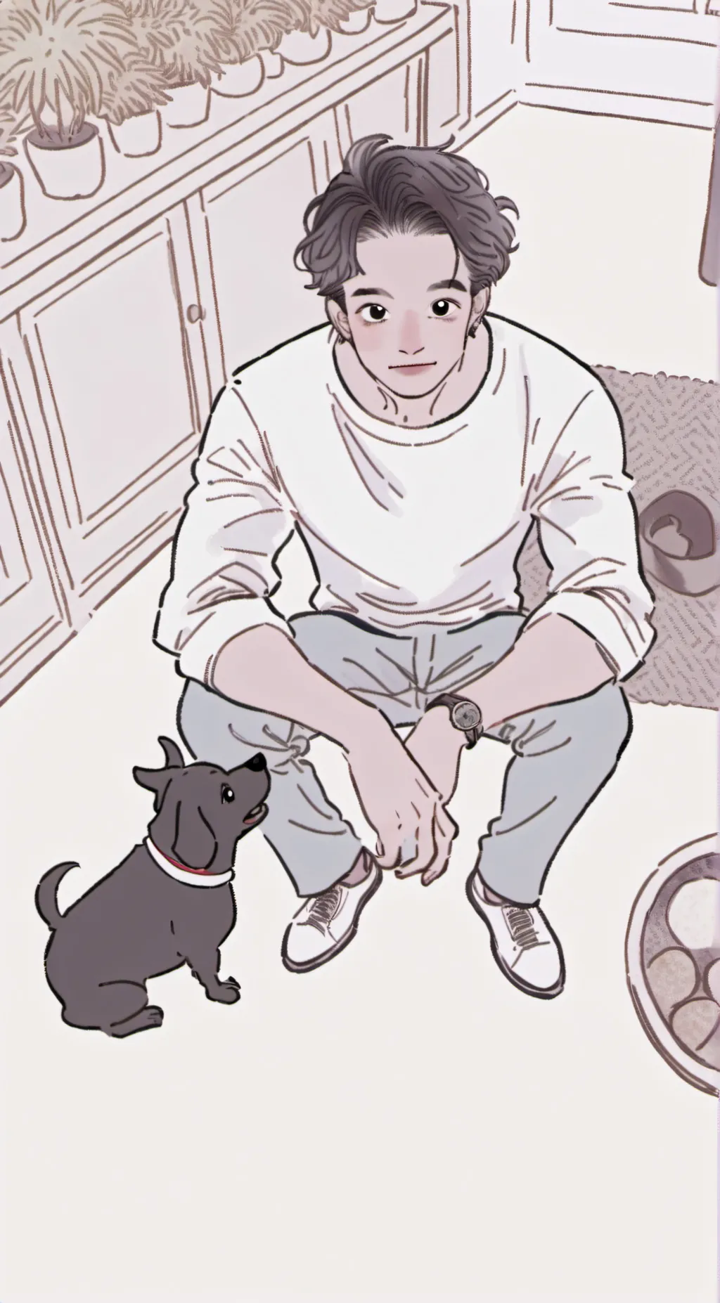 ai character: Max background