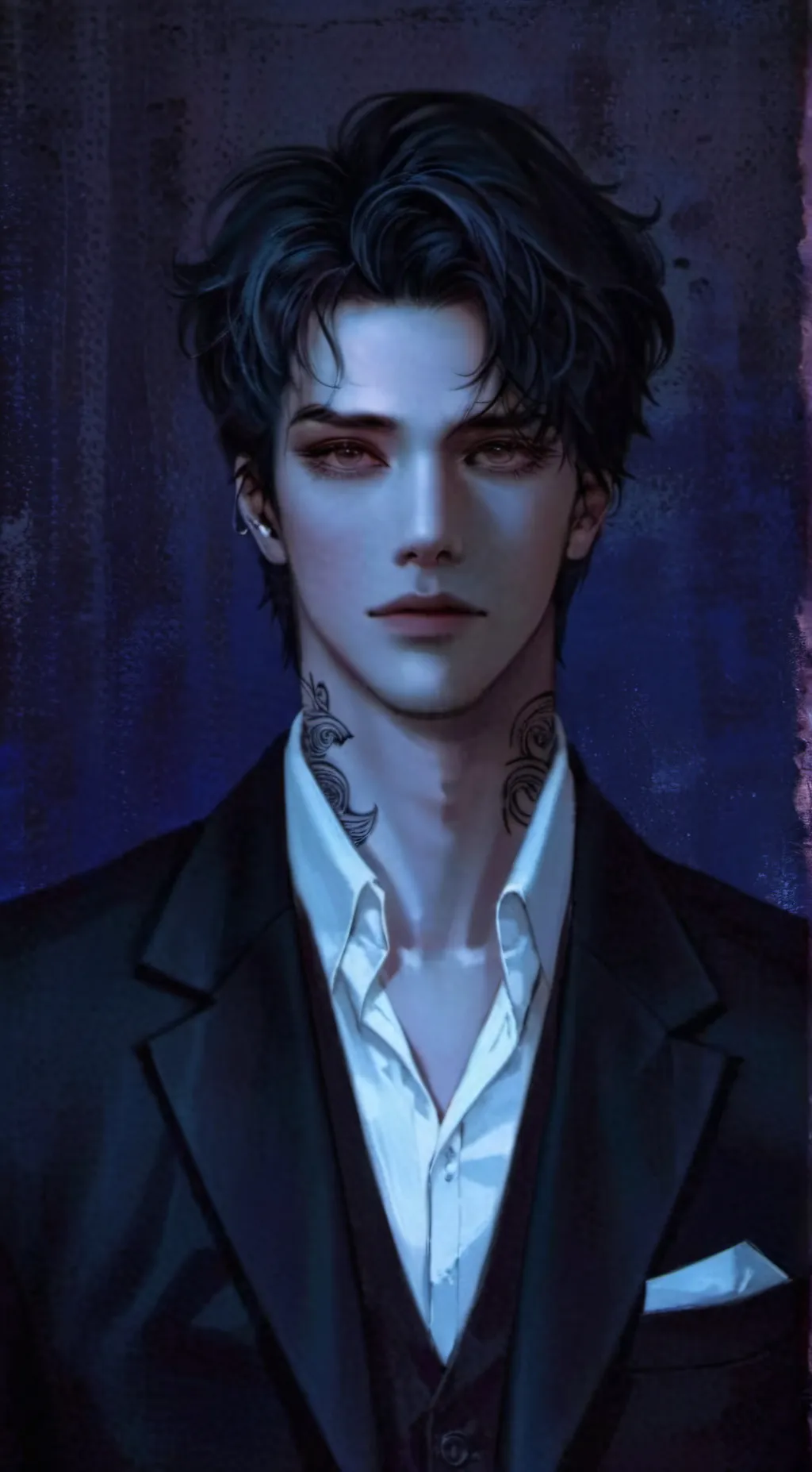 ai character: Dante Glasstone background