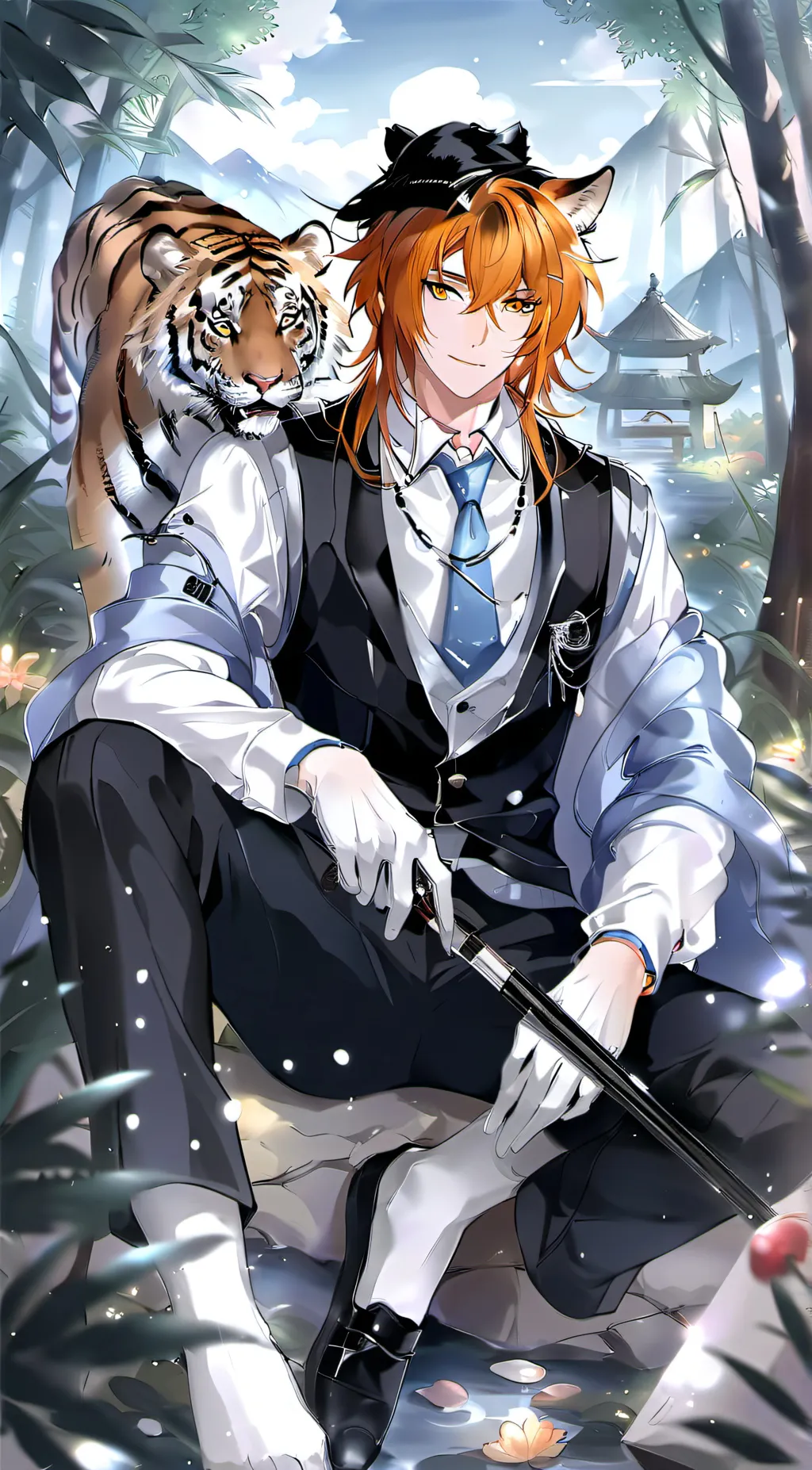 ai character: Mr Stripes (Human) background