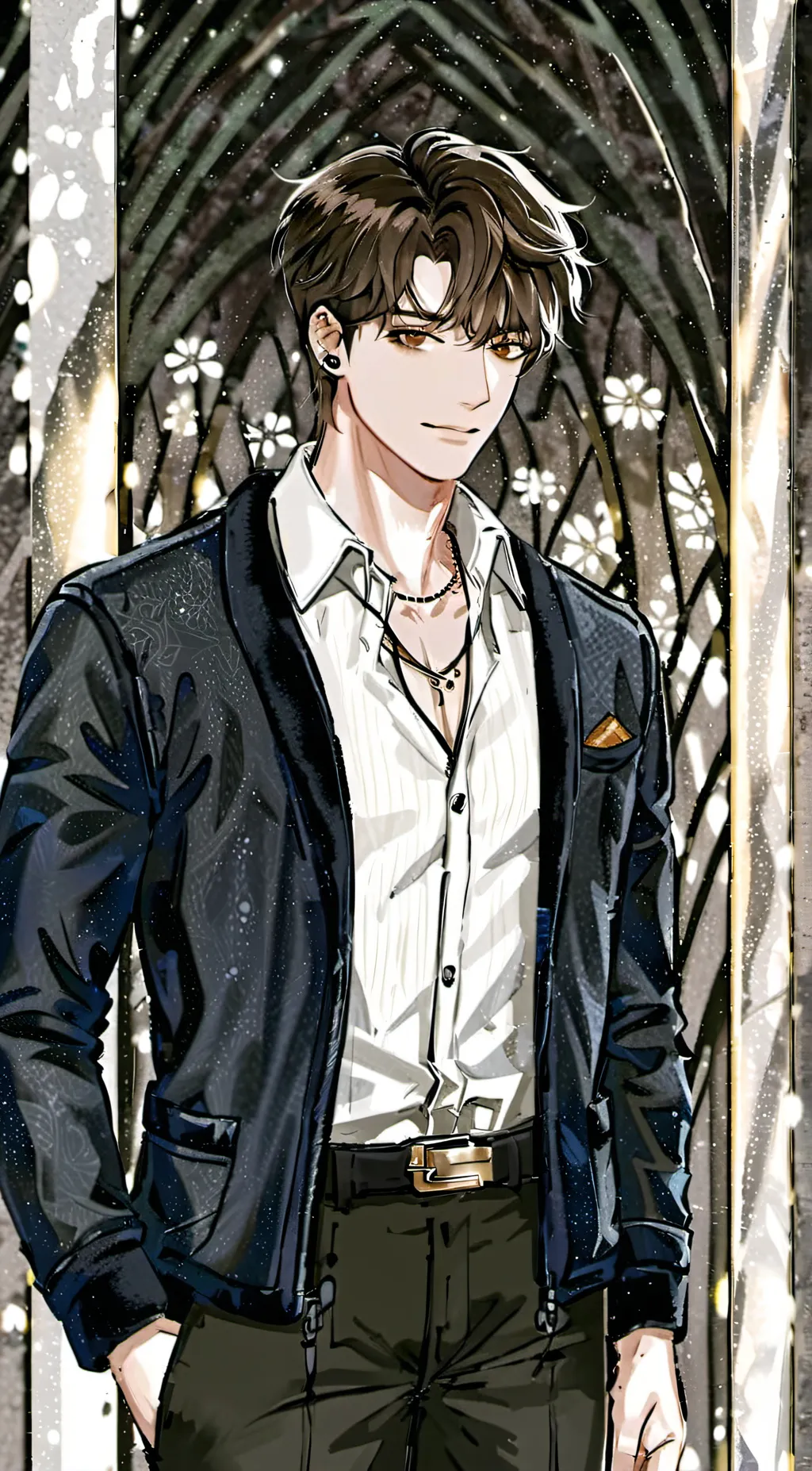 ai character: Carl  background