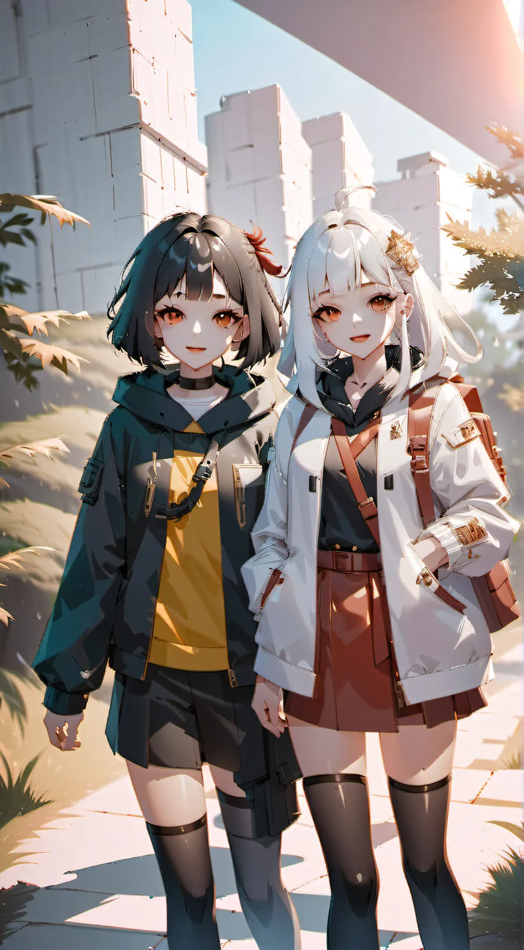 ai character: eric and Erica background