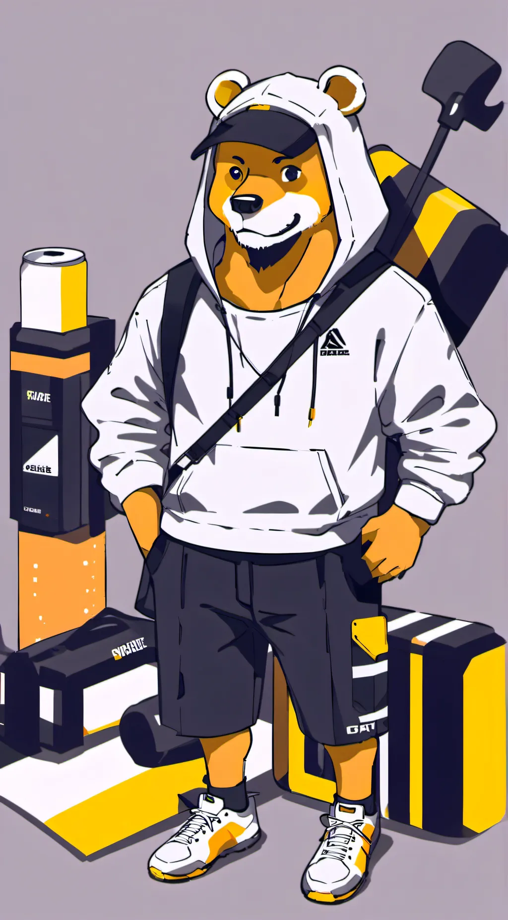 ai character: Deddy bears background